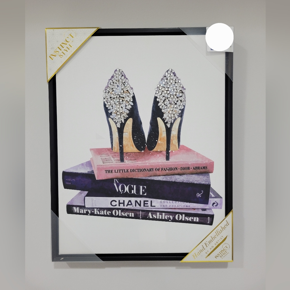 Chic Fashion Stack Wall Art